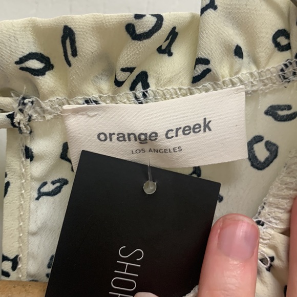 White Cheetah Print Blouse - Picture 3 of 6